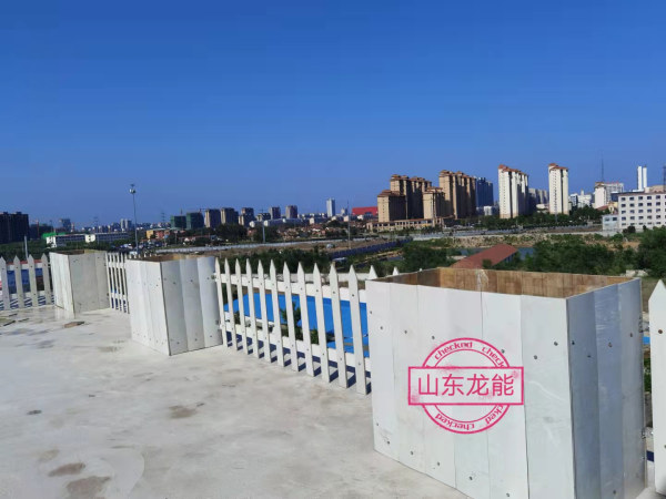 叶片回收处置现场